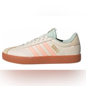 adidas VL Court 3.0 'Cream White Pink' like new women’s 8.5